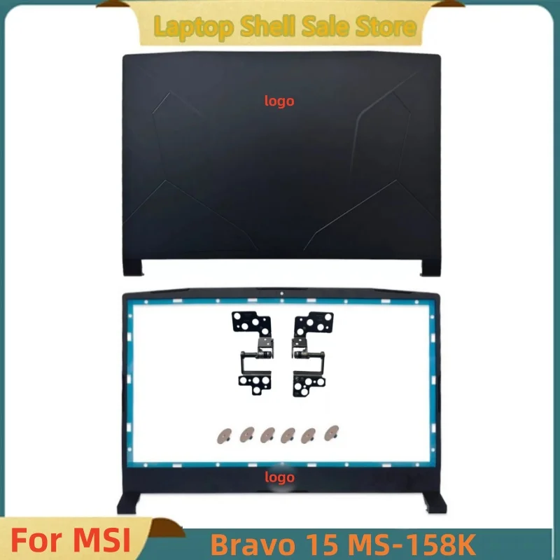 Neu für msi bravo 15 ms-158k katana gf66 11ue 11ug MS-1581 15,6 laptop hinten lcd abdeckung top case/lcd front lünette/lcd scharniere