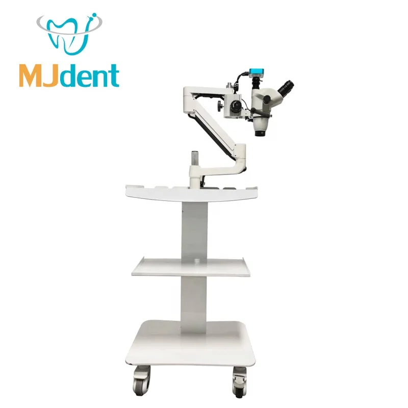 Microscope For denta Lab 8X 10X 20X With Lamp , Surgical denta Microscope camer