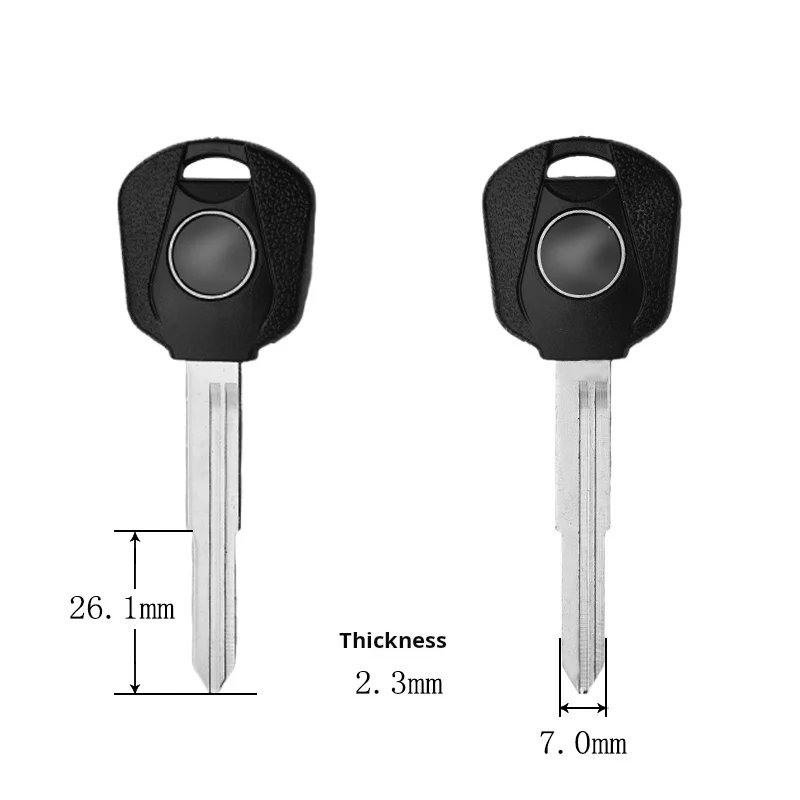 Honda motorcycle key, suitable for: Honda CB1300 CB400 VTEC Wasp 600 CBR1000 motorcycle key(can be placed anti-theft chip)