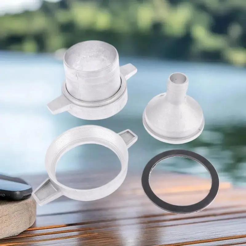 1 Set 1 Inch 3 Inch Aluminum Pipe Connector Wrench With Rubber Gasket Pump Connecting Pipe Fitting Water Pump Fittings