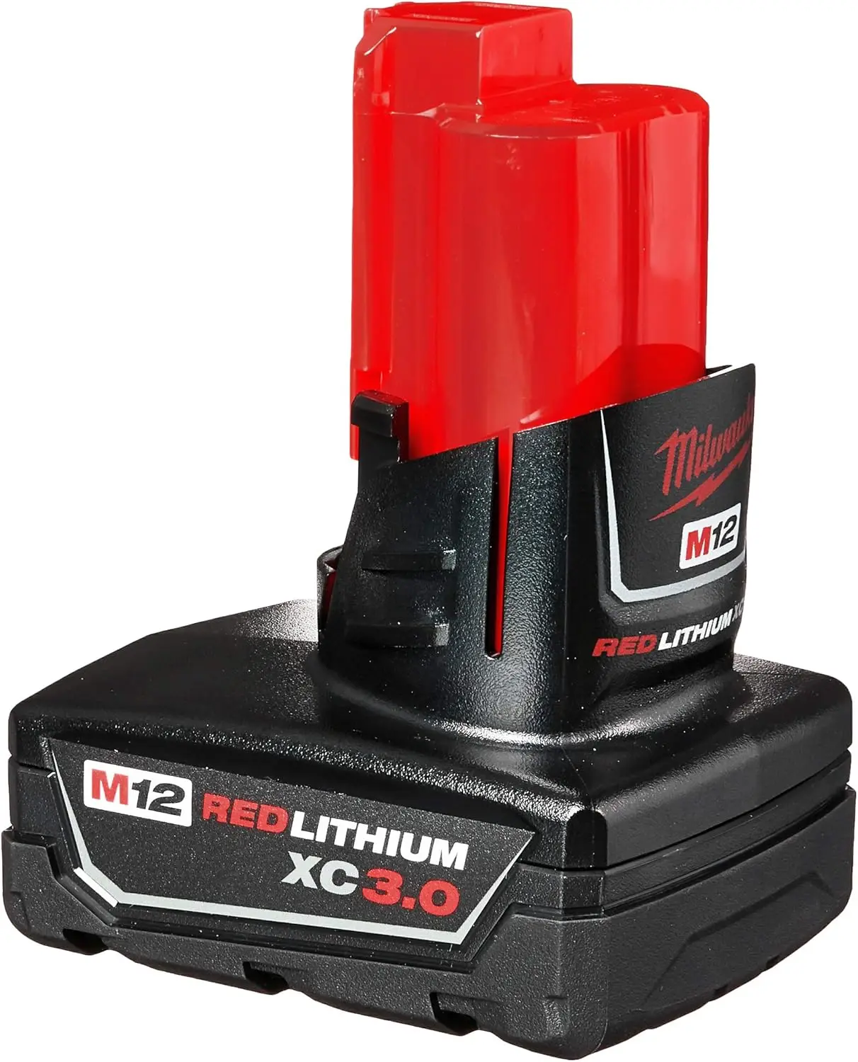 Milwaukee 48-11-2412 Twin Pack de 3,0 Amp Hour capacidade prolongada, baterias de iões de lítio de 12V