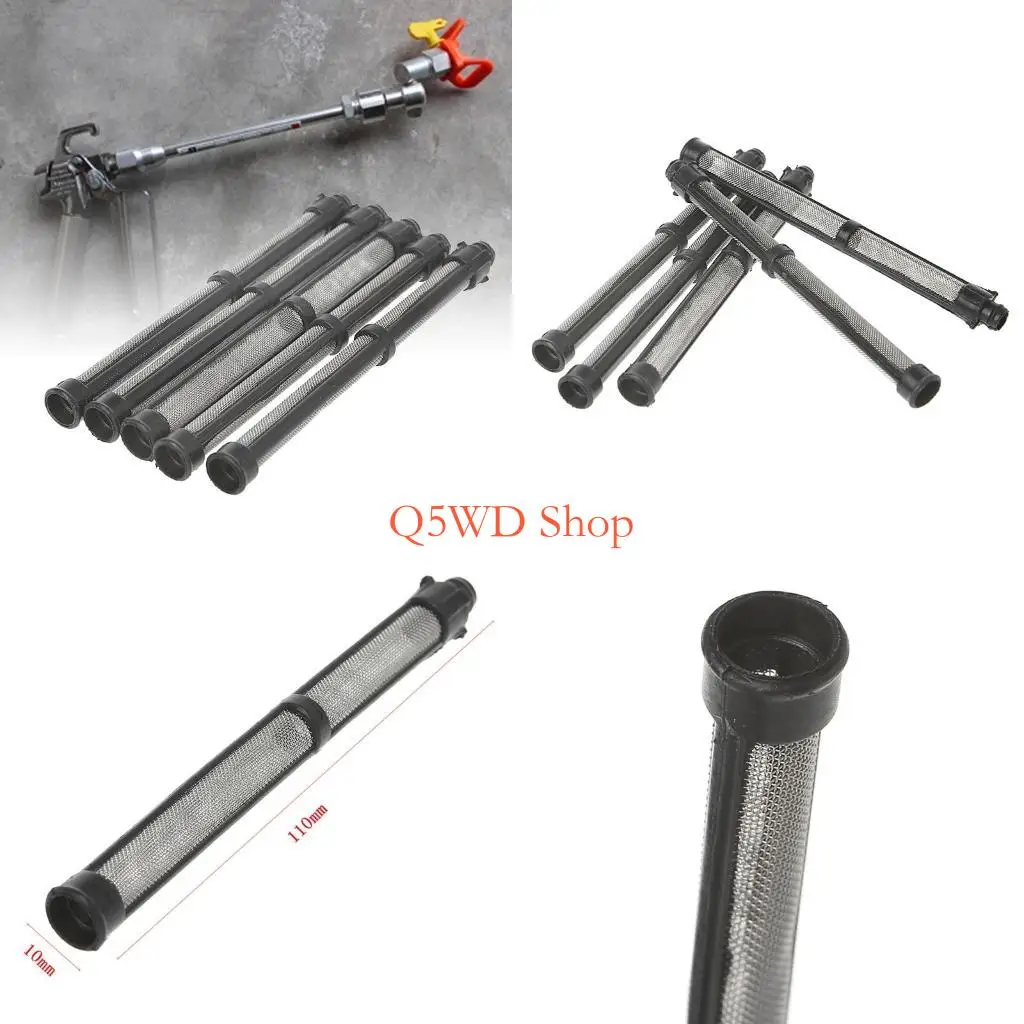 Q5WD 5Pcs Black 60 Mesh Airless Filter For Airless Replacement Tools