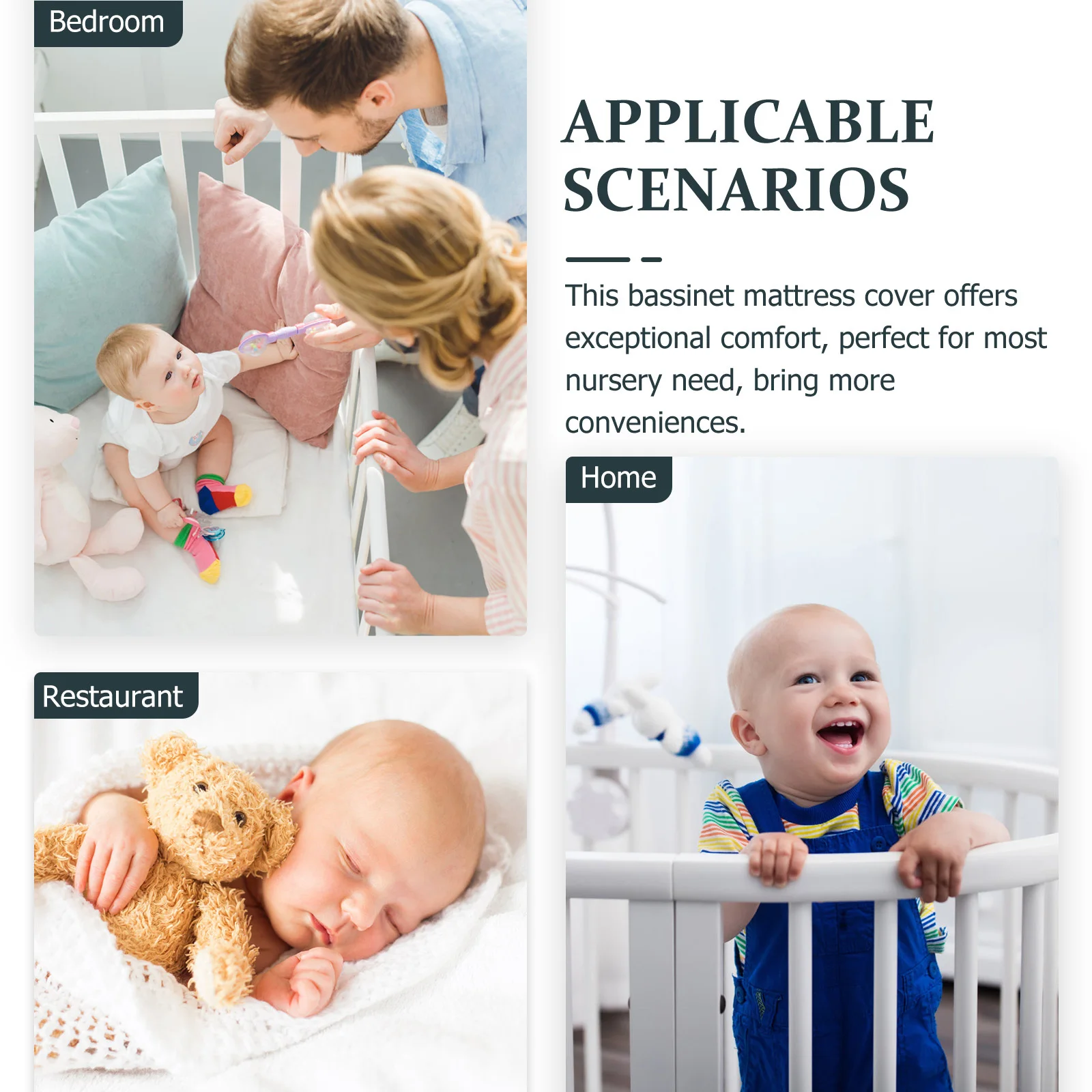 

Эластичный моющийся чехол-простыня для детской кроватки/матраса, защитный коврик для люльки, приятный для кожи