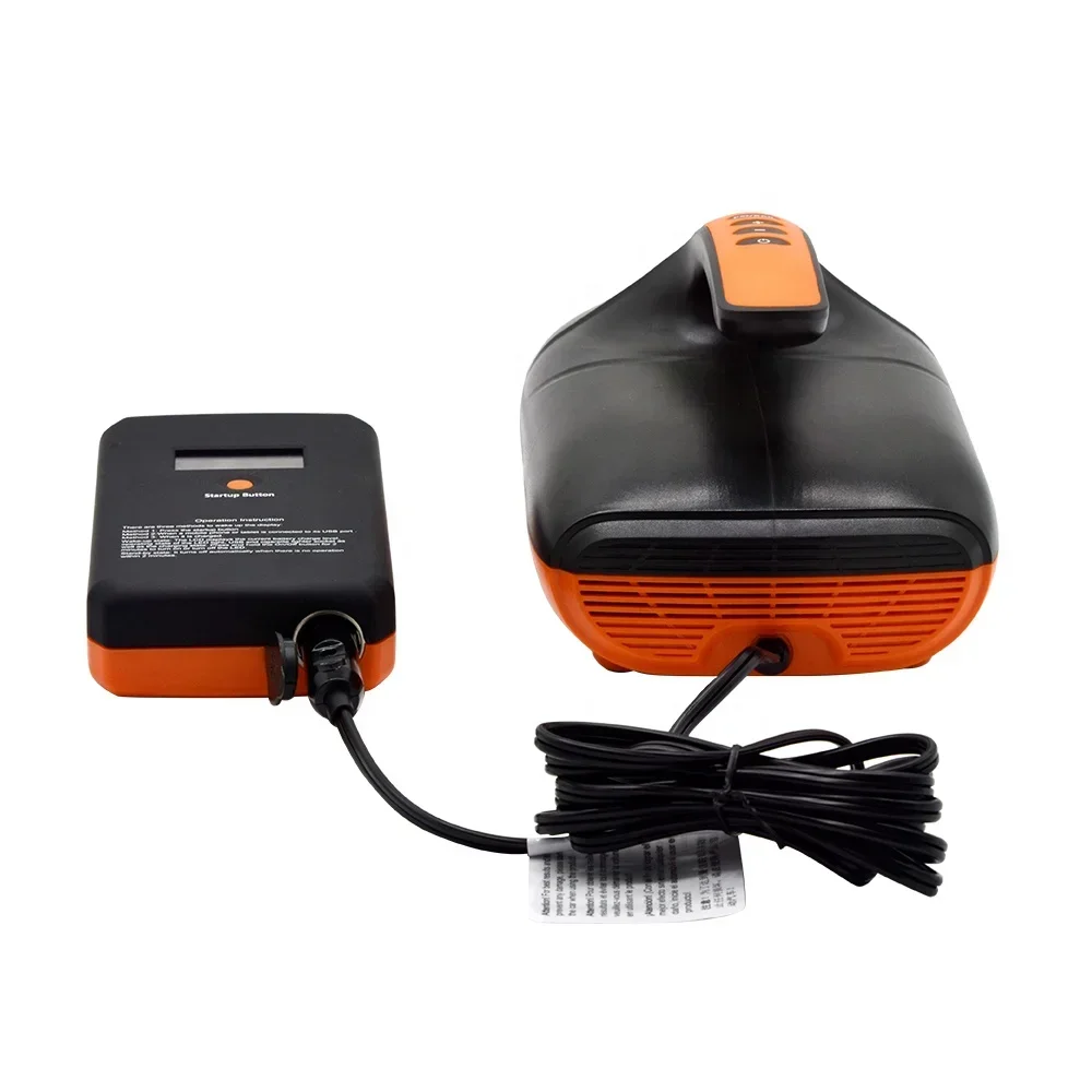 

DC 12V Lithium Battery wth Two 5V USB Outputs and LED Lights to Support Electric Air Pump Charging