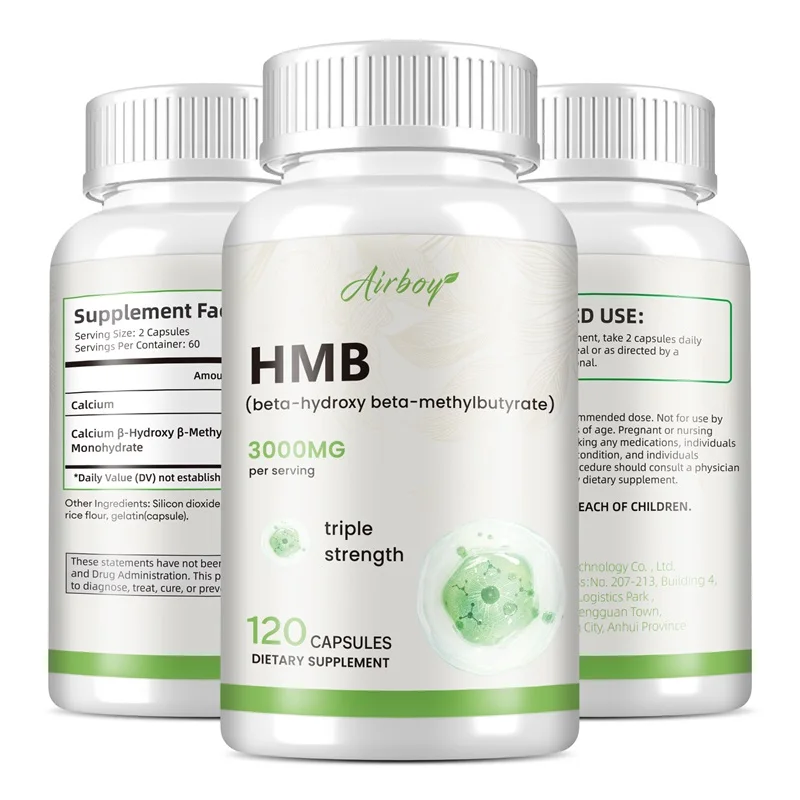 

HMB Supplement Capsules, Supports Muscle Growth, Maintains Muscle Health, and Supports Recovery After Exercise