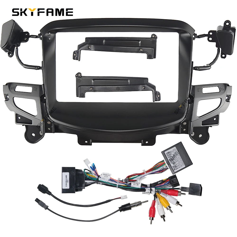 SKYFAME Car Frame Fascia Adapter Canbus Box Decoder Android Radio Dash Fitting Panel Kit For Holden Commodore Maloo VF
