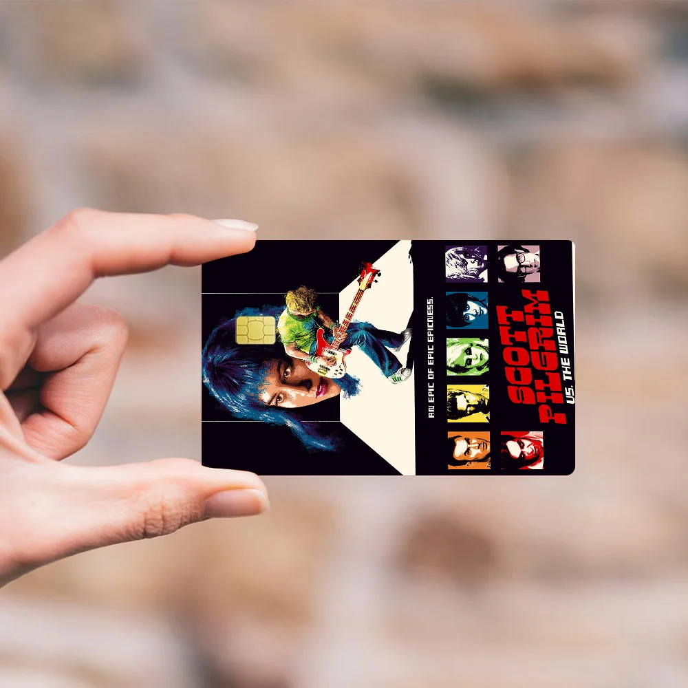 سكوت بيلجريم ضد. حافظة غطاء جلدي لفيلم الرسوم المتحركة من The World Game للجانب الأمامي لبطاقة الخصم الصغيرة والكبيرة بدون رقاقة #3