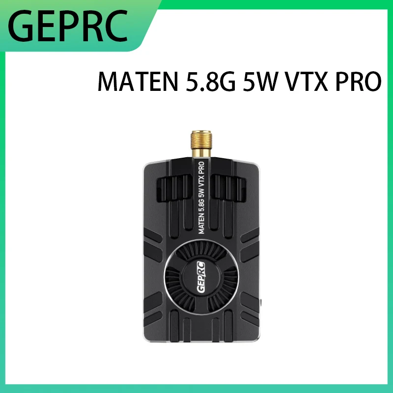 

GEPRC MATEN 5,8G 5 Вт VTX PRO Встроенный микрофон Поддержка передачи IRC Tramp Protoco с 80 каналами передачи