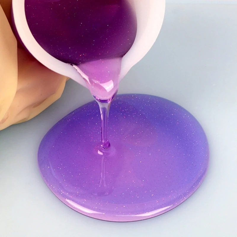 50ml Silicone Measuring Cup DIY Resin Tools Cup for Making Handmade Craft Nonstick Reusable Mixing Cups Precise Scal