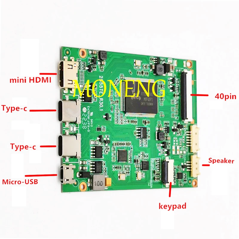 Portable LCD driver board Type-C HDMI LCD Controller Board for iPad 3 4 9.7' LP097QX1 SPA1 SPAV SPC1 eDP Signal 51 Pin LCD Panel