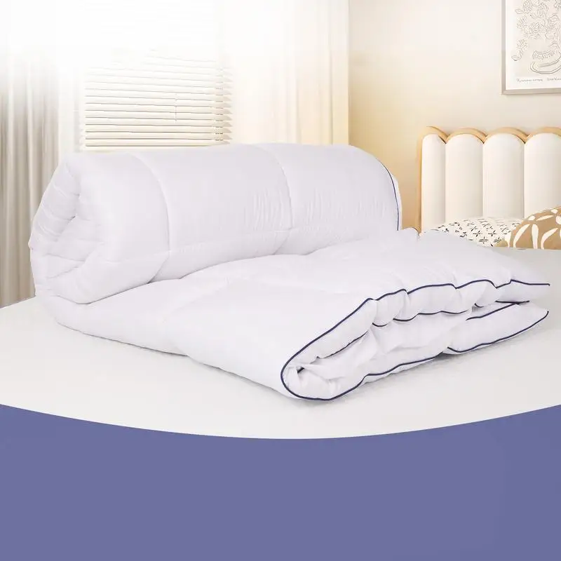 

Quilted King Size Mattress Pad - 650gsm 3D & 7D Fiber Fill, Soft Brushed Microfiber Top & Bottom, 5" Deep Pocket with Elastic