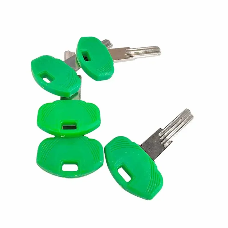 5/10/50/100 Pcs Blank Key Copper Plastic SECUREMME-K22 Green for Door Lock