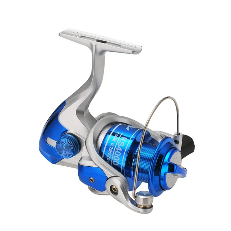 Lizard Full Metal Spool Fishing Reel, 5.2:1 Ratio, 13 Stainless Steel Bearing, Foldable, Two Styles of Universal Spinning Reel