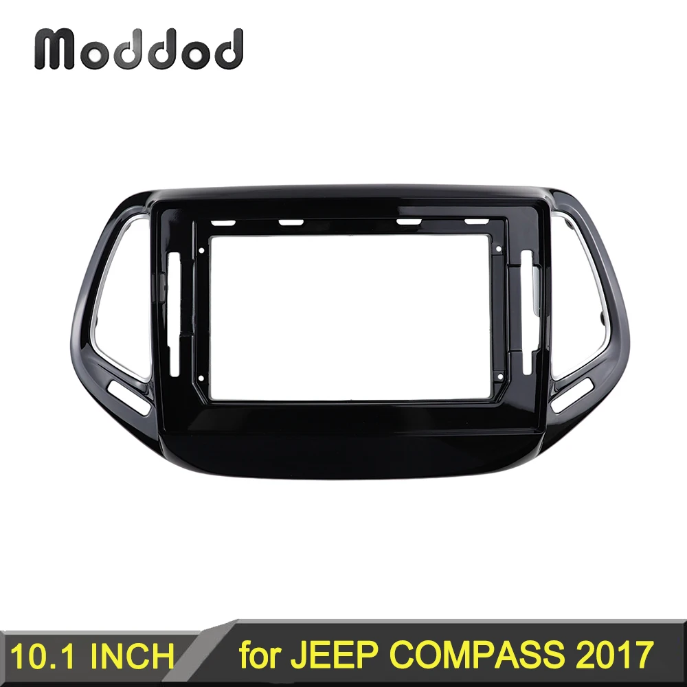 

10.1 Inch Radio Fascia Frame for JEEP COMPASS 2017 Dash Mount Surround Refitting Installati Trim Kit GPS Navigation Faceplates