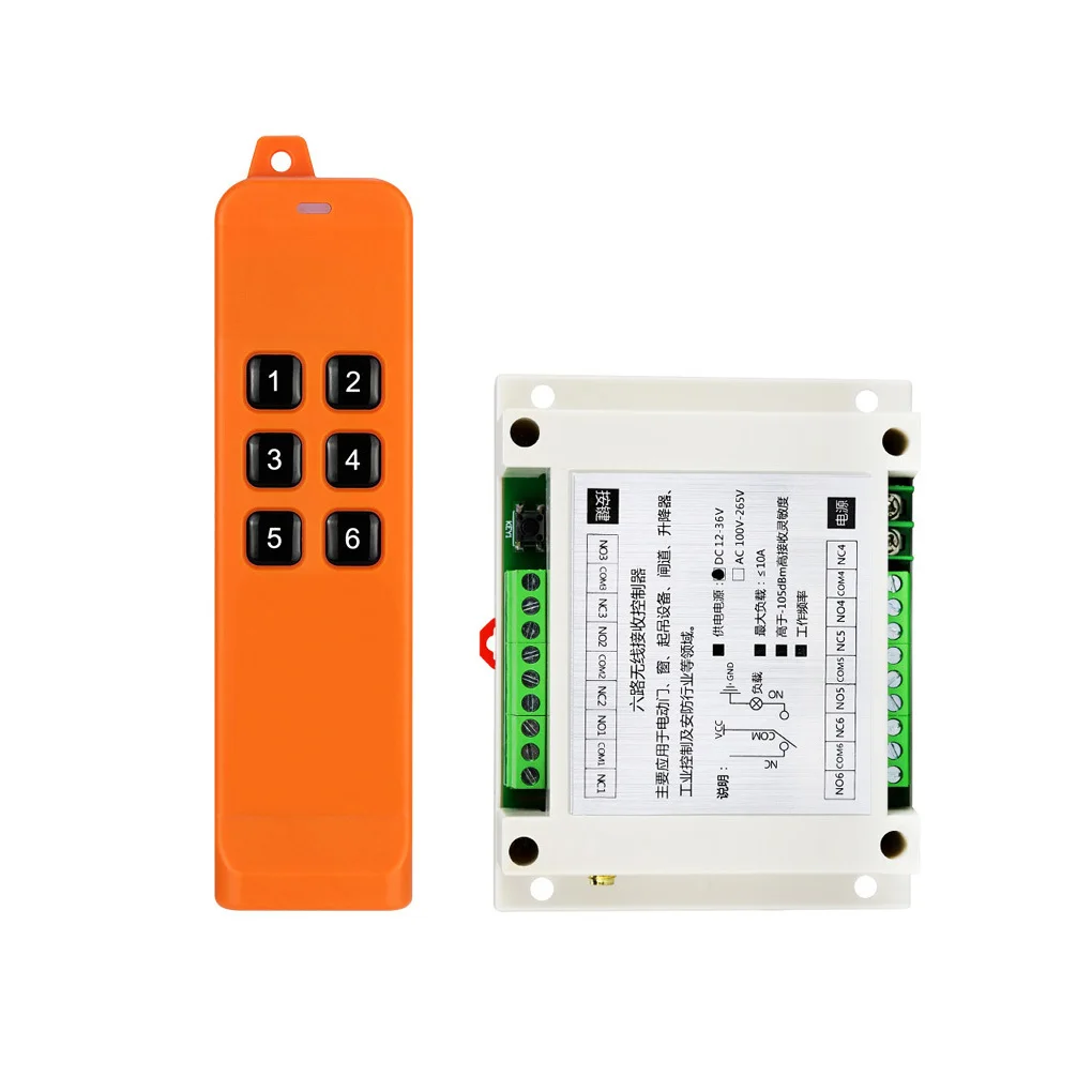 

Universal Remote Control Switch Wireless Learning Code Transmitter Good Flexibility Controller for Garage Door