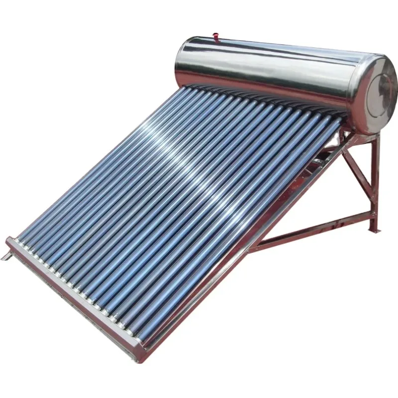 24 سخان مياه ساخن يعمل بالطاقة الشمسية بأنبوب مفرغ حوالي 215 لتر أو قابل للتخصيص وغير ضغط