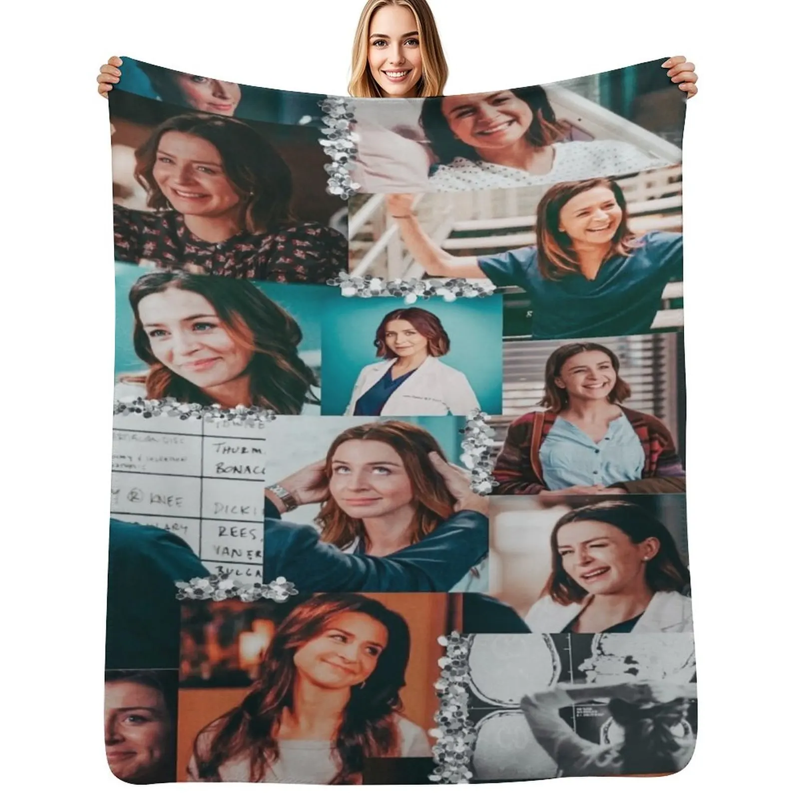 amelia shepherd collage :) Throw Blanket All Season Soft Lightweight Blanket for Home