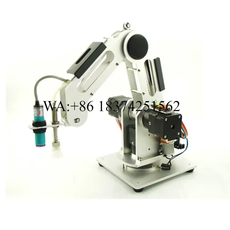 Wmwmnu for 500g Load 3 DOF Industrial Robot Arm Desktop Teaching Robotic Arm Learning DIY Parts