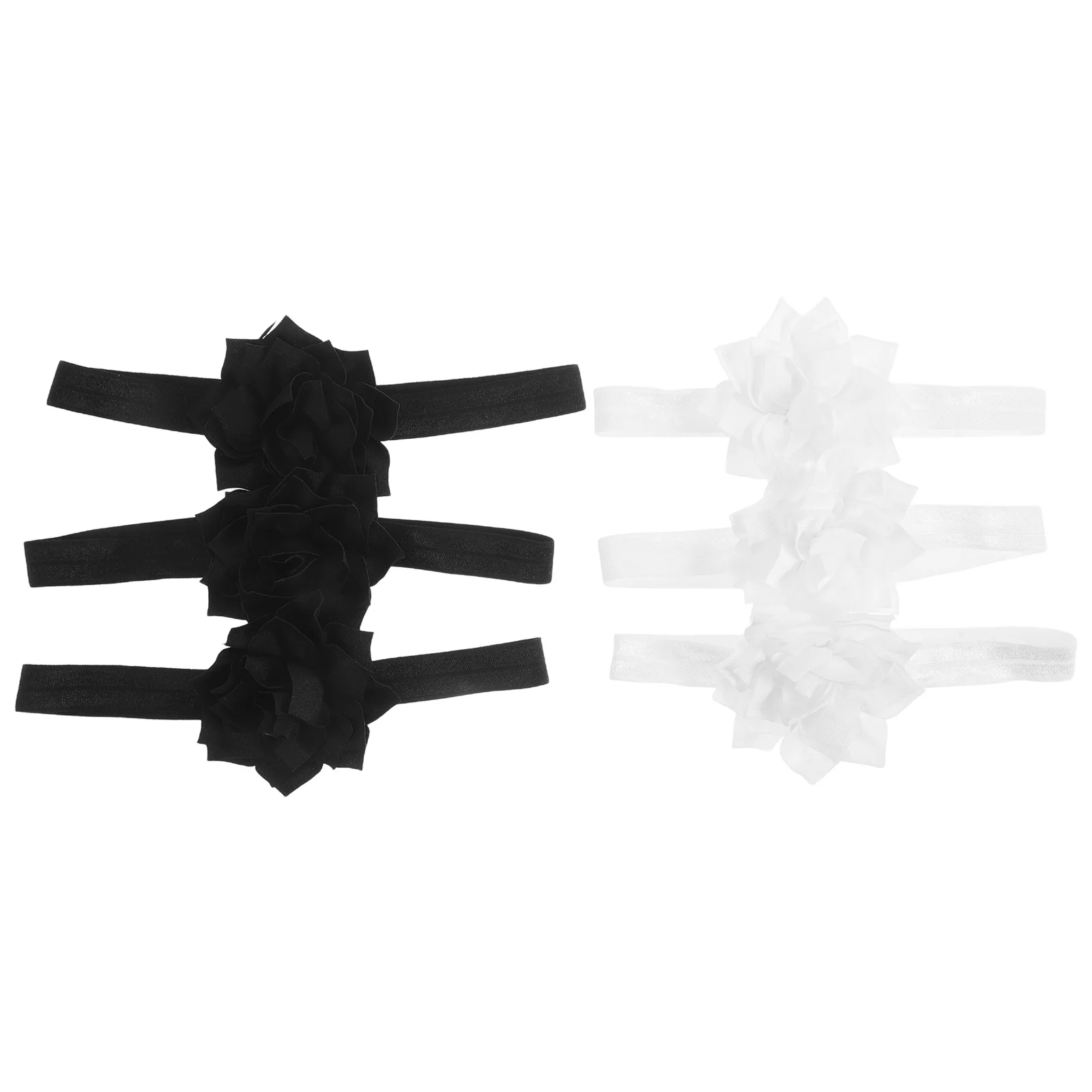 

6Pcs Baby Girl Flower Headbands Soft Stretchy Floral Hairbands for Newborn Toddler Kids Birthday Photoshoot Hair Accessories