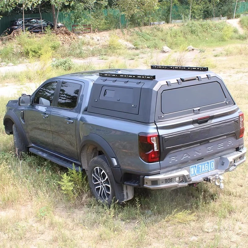 

Universal Manganese Steel Hard Top Canopy Compatible with Ford F150/GMC/Jeep/Toyota Tacoma/Tundra Tonneau Cover