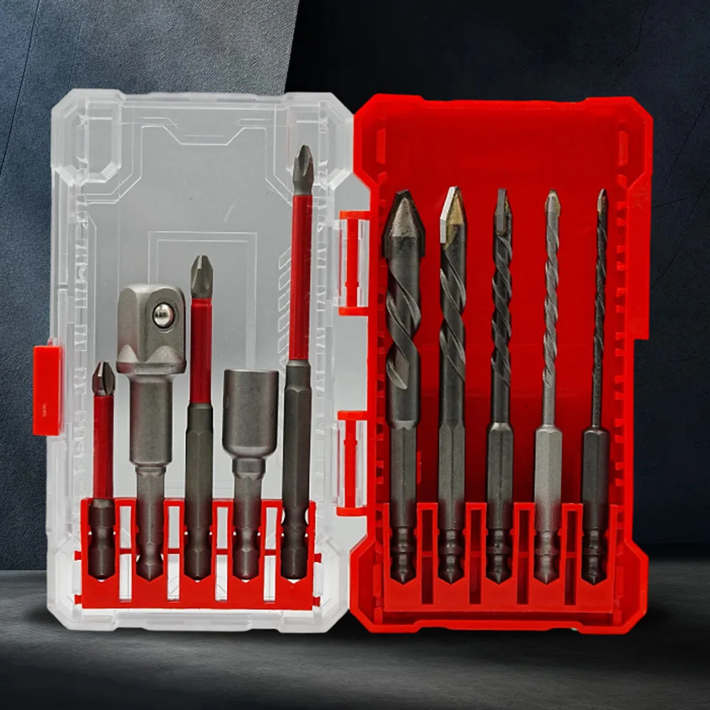 1Set Steel Drill & Screwdriver Bit Multi-Function For Combo Kit Home Repair Tool For Home Renovations Appliance Maintenance