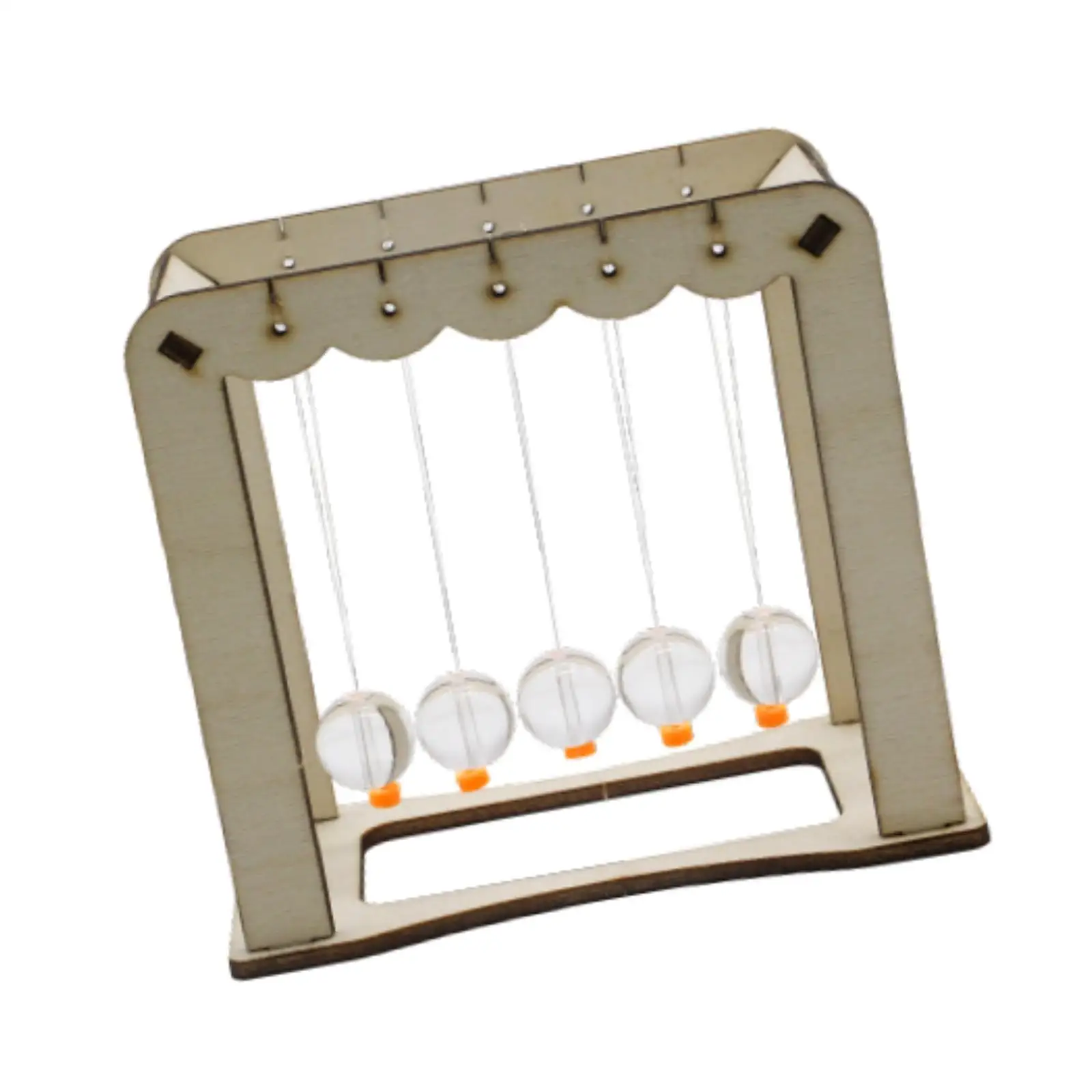 

Newtons Cradle Balance Balls Science Developmantal Toys Hobbies Toys Toy DIY Assembly for Bedroom Gift Teens Adults