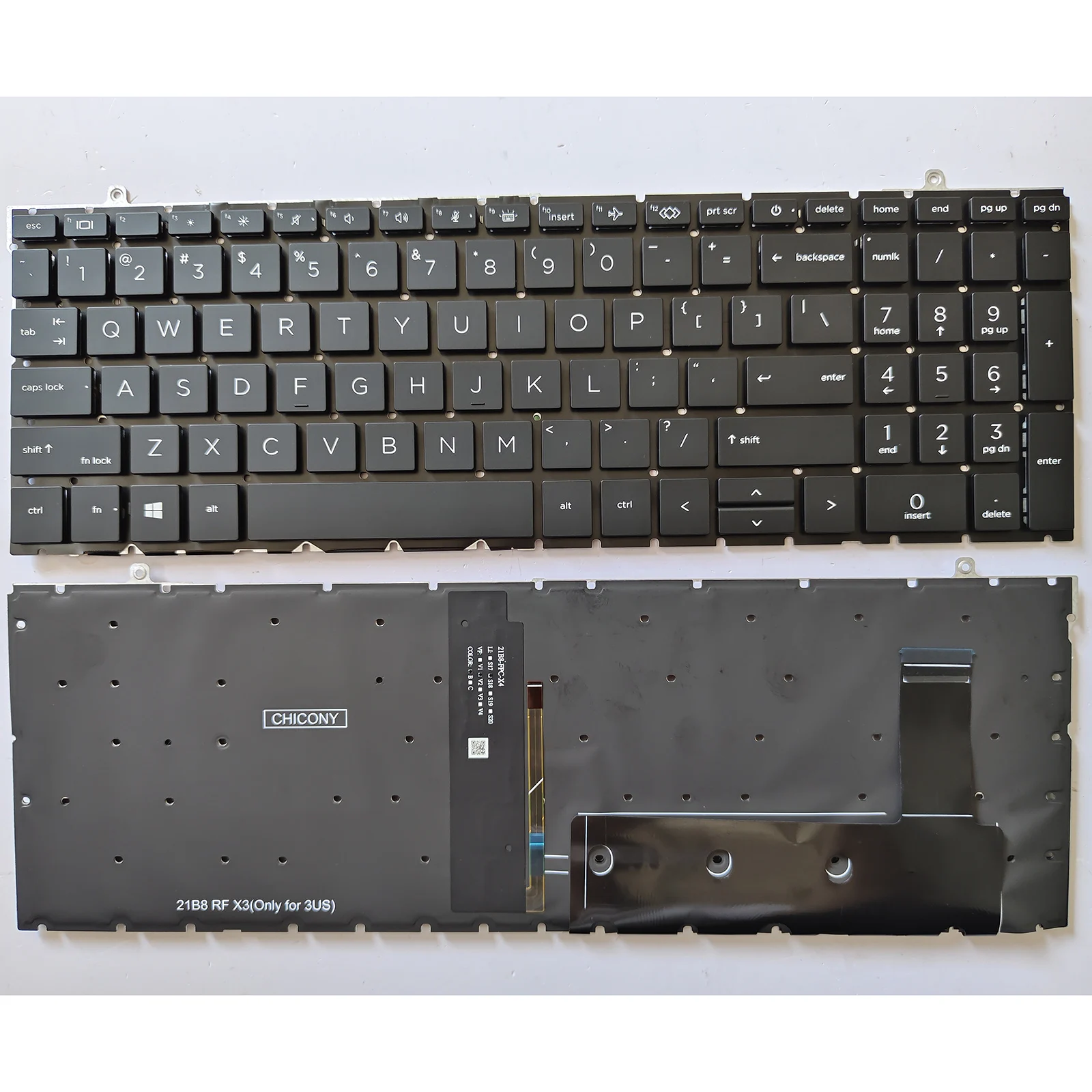 

Laptop keyboard US Layout for HP 450 15.6 inch G9 HSN-Q32C-5 455 G9 Notebook PC