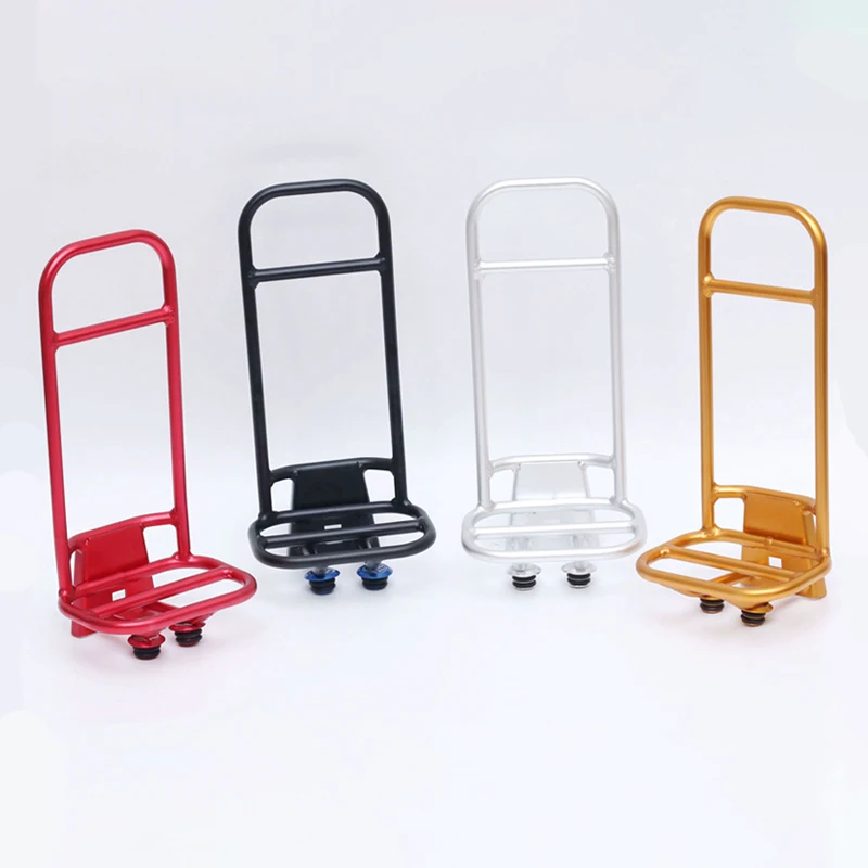 Aceoffix front rack for Brompton bike bag  4 color aluminum alloy