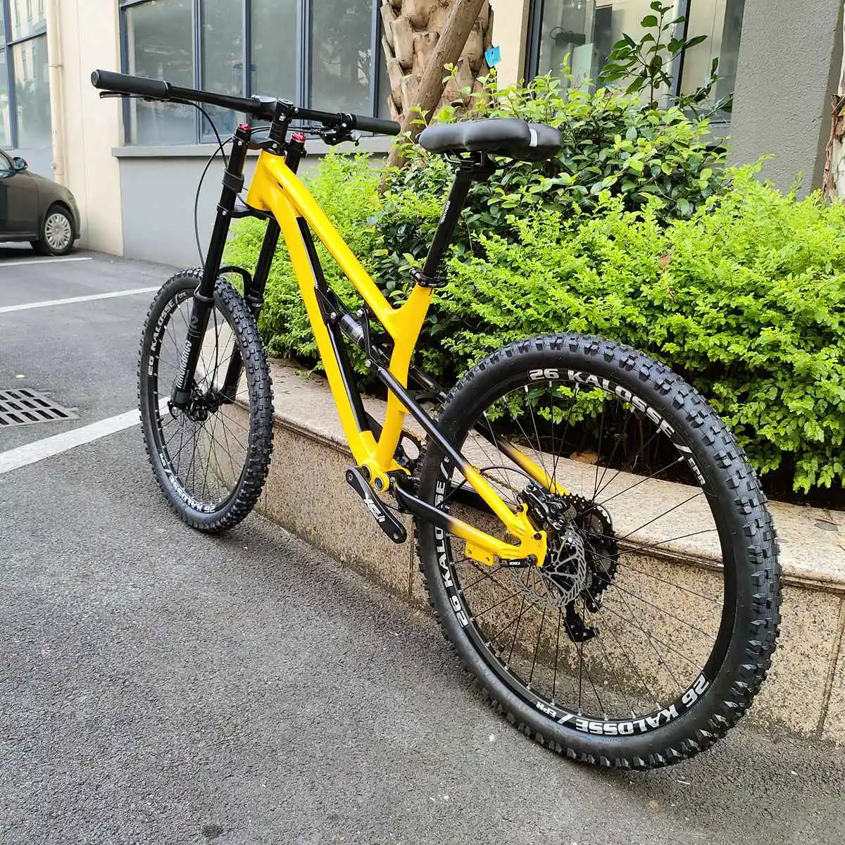 Kalosse Full Suspension  Adluts Bicycle   Air Fork 27.5Inches  11Speed  Alloy  Mountain  Bike   27.5/26*17   Hydraulic  Brakes