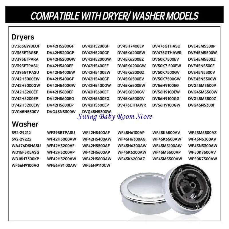 

K1AD Accurate Operation Control Knob Durable Knob Replacement for DC97-18058C Washer