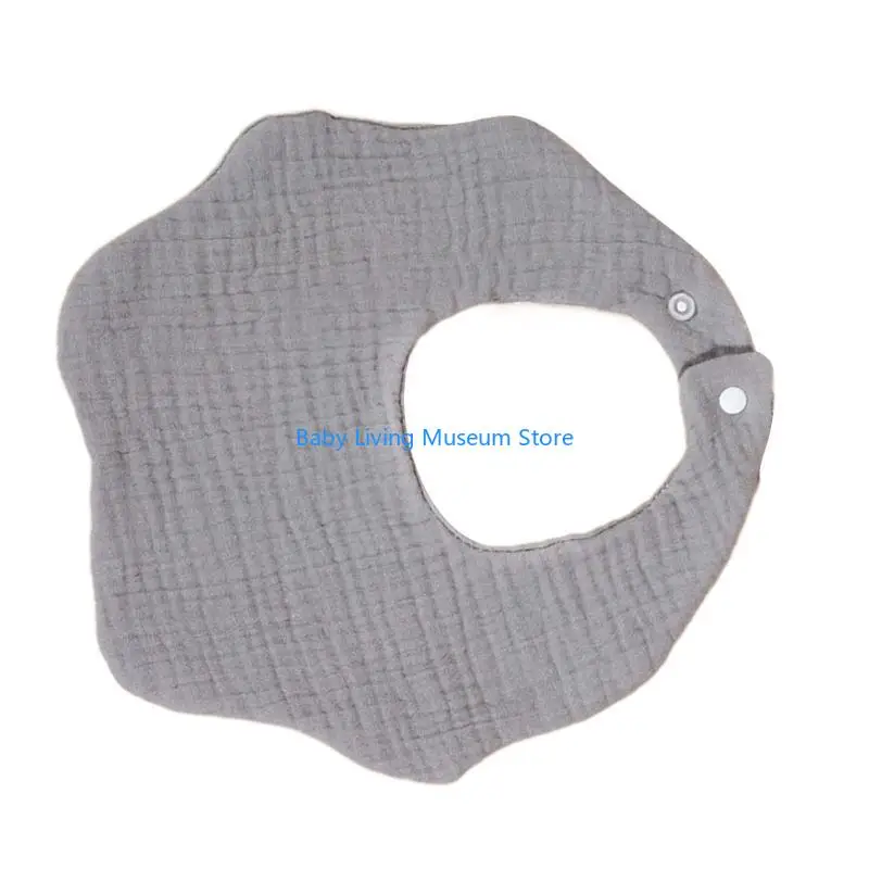 

P31C Lovely Baby Bibs 6 Layer Burp Cloth & Practical Newborns Bibs for Feeding