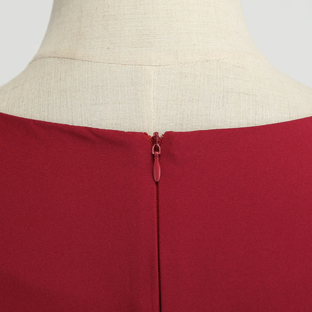 Mode offre spéciale femmes robe dames robes rétro doux balançoire robes Vintage années 50 confortable robe de soirée M-2XL