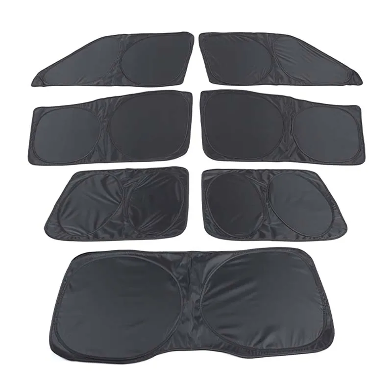 لتويوتا لاند كروزر برادو 250 LC250 2024-2025Car ظلة الزجاج الأمامي الستار الخلفي الجانب نافذة الشمس الظل #2