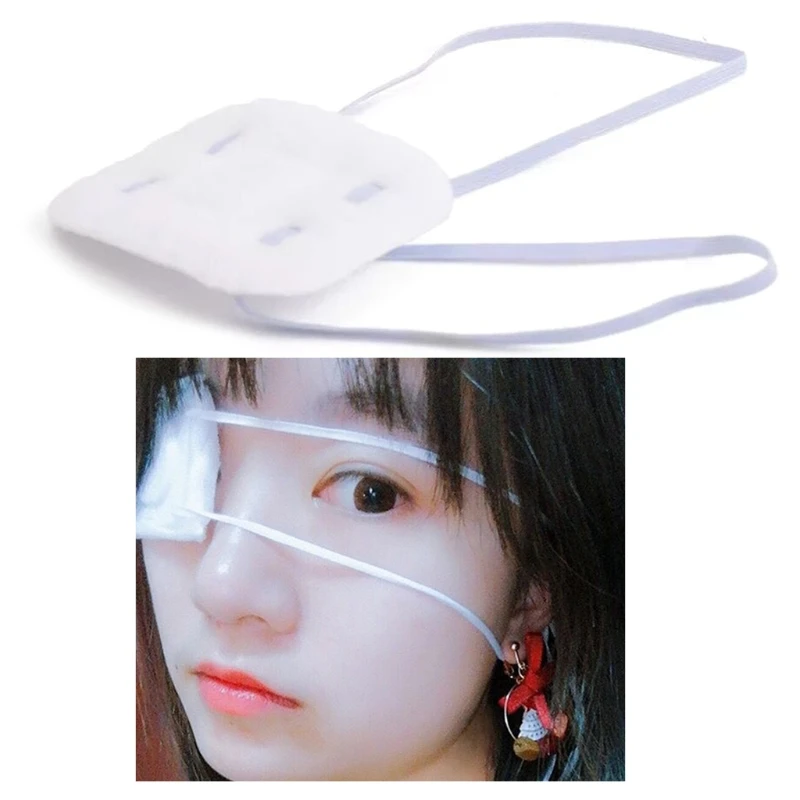 Anime Eye Patch Soft Single Eye Mask Novelty Eye Prop Halloween Cosplay Costume D5QB