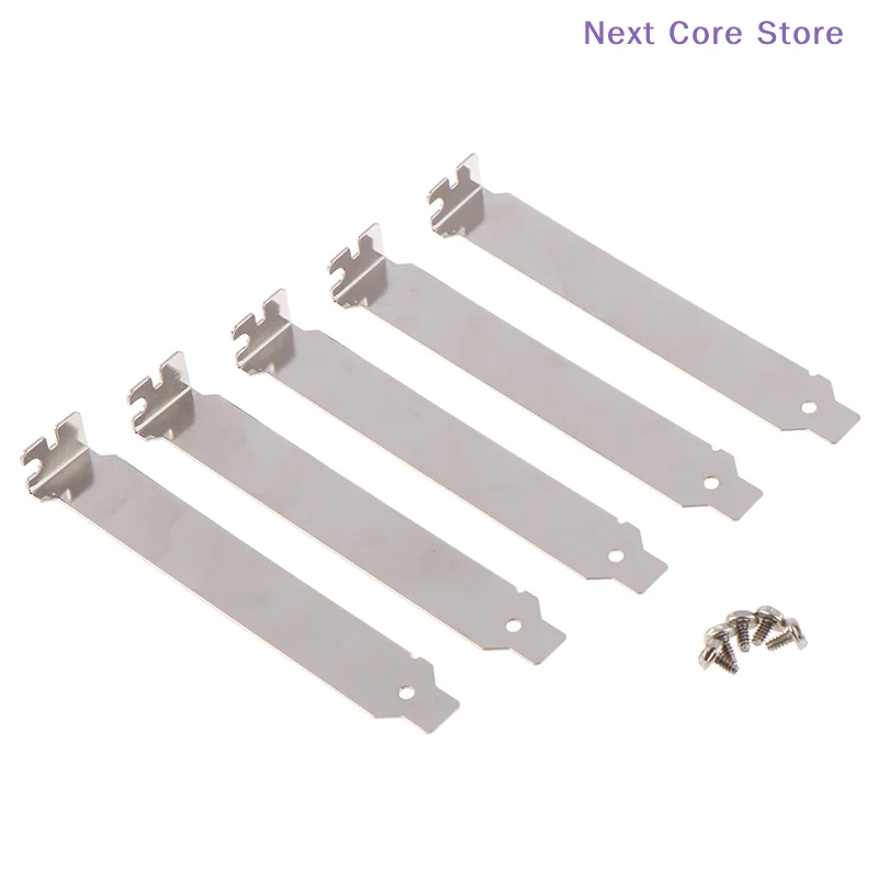 [NC]5Pcs PCI Slot Cover Bracket For PCI Expansion Dust Filter Blanking Plate[NC]