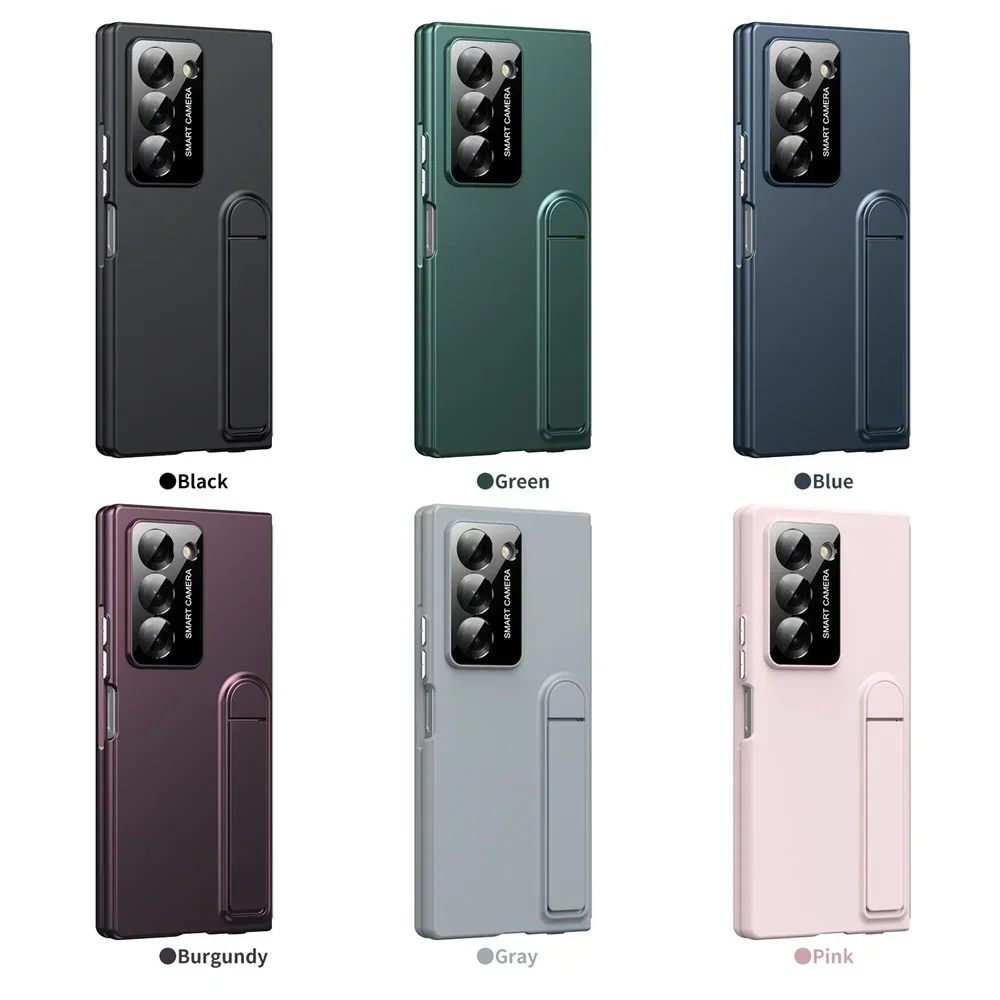 

Пластиковый жесткий чехол для телефона с кронштейном для Samsung Galaxy Z Fold 7 6 5 4 3 для iPhone 14Pro 14 Pro max 15, защитный чехол-подставка