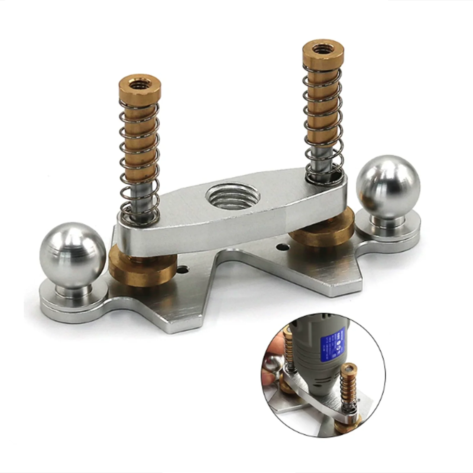 

Metal Guitar Sound Hole Base Adjustable Luthier Tool Set Acoustic Guitar Parts for Musician Workshop