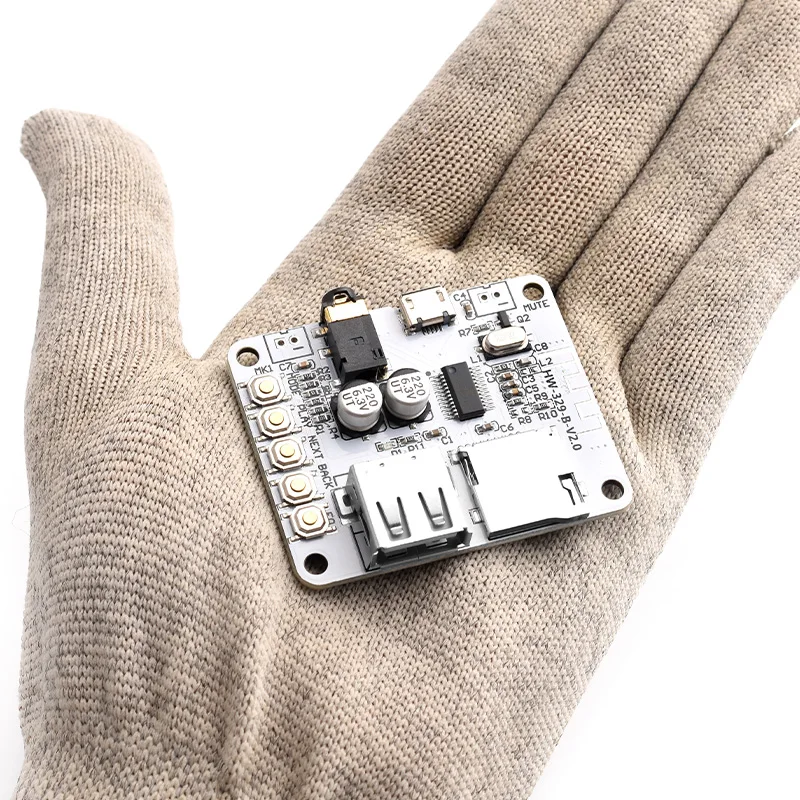 Wireless Bluetooth Audio Receiver Module, Decode & Playback, USB TF Card, Preamp Output