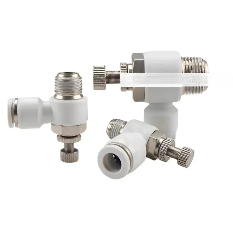 

Yadeke pneumatic throttle valve PSL6-01B 8-02 10-3 12-4 cylinder speed control valve PSL10-02A
