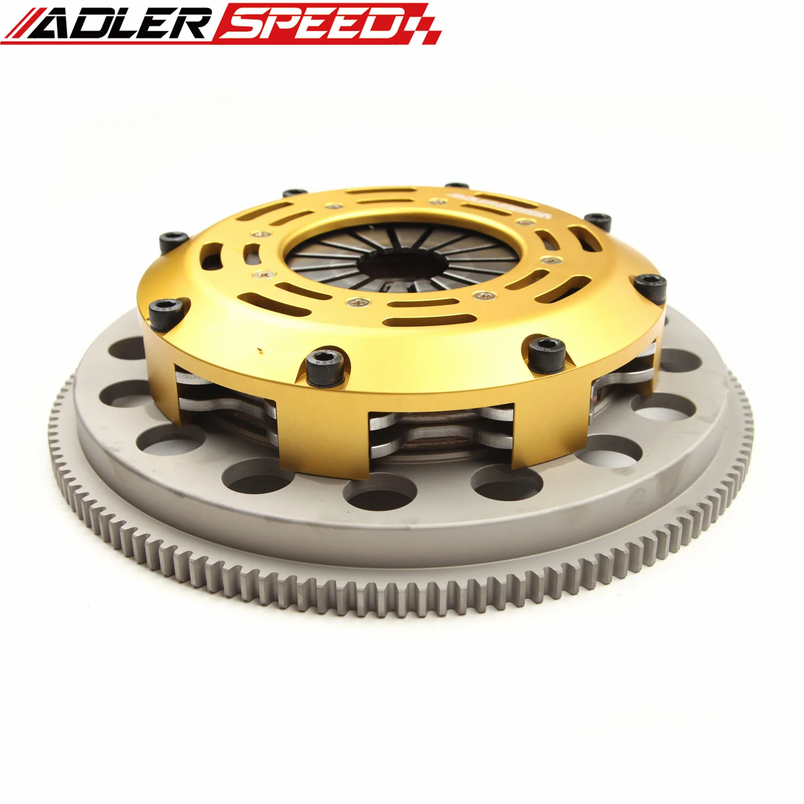 ADLERSPEED Clutch Twin Disc Kit For 2002-2006 Mini Cooper S R52 R53 1.6L SUPERCHARGED 6SPEED