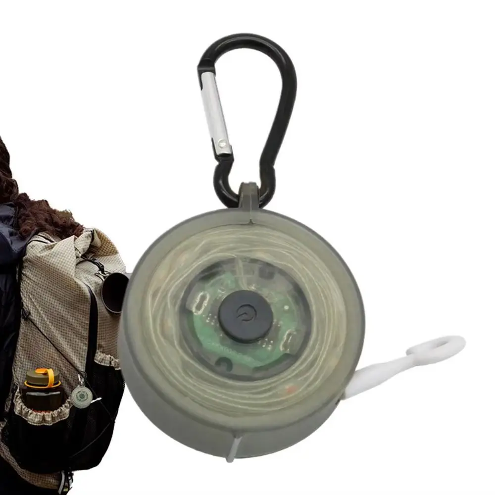 

4 Modes Portable Camping Lantern Ambient Light Petite LED Camping String Lights Easy Installation Ipx4 Tent String Lights