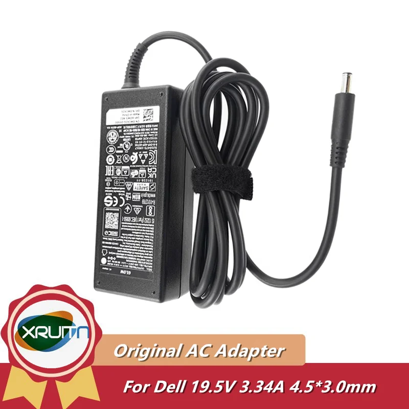 

Original For Dell Laptop Power Supply DA65NM111-00 DA65NM191 19.5V 3.34A 65W Laptop/Desktop AC Adapter Charger 4.5mm*3.0mm