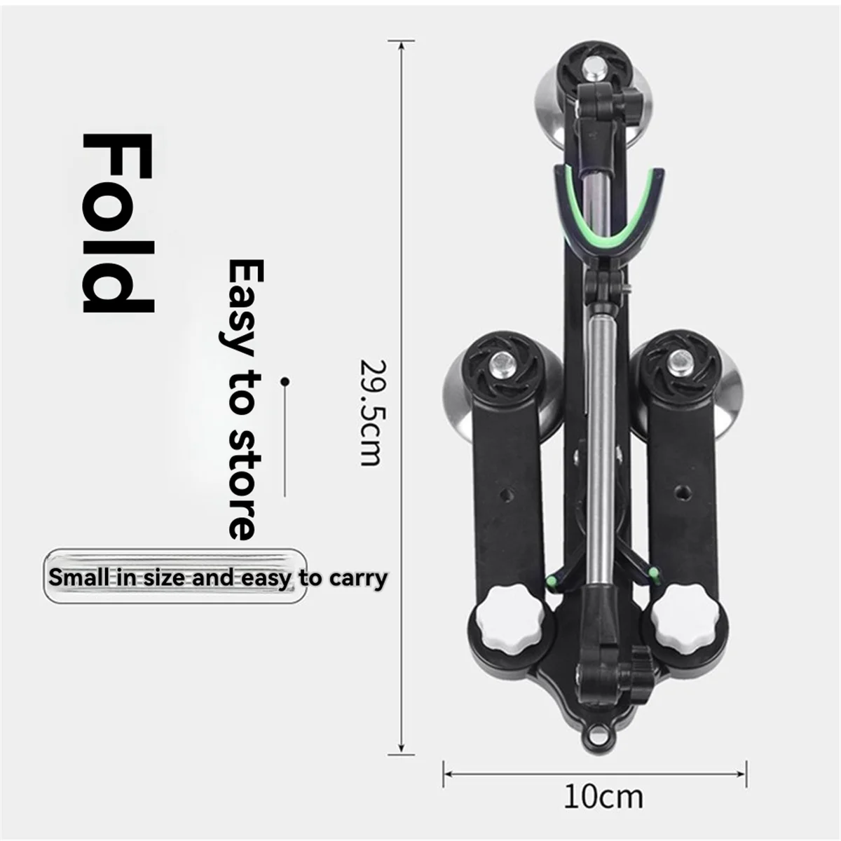 

AA85 Ice Fishing Rod Holder Fishing Shelf Folding Retractable Ice Fishing Gear