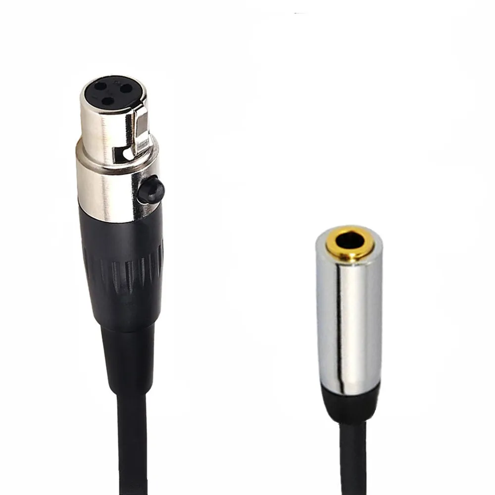 Mini XLR 3Pin 3.5mm Jack To Mini XLR 3.5 Mm Female For BM800 PC Headphone Mixer Microphone Stereo Camera Amplifier 0.5m 50cm