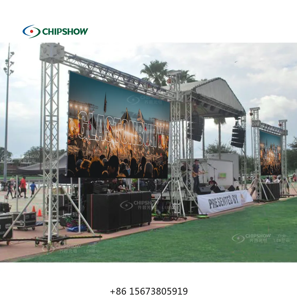 

Customized Outdoor P3.91 Display Panel Concert Stage High Refresh Rate 3840Hz LED Video Wall