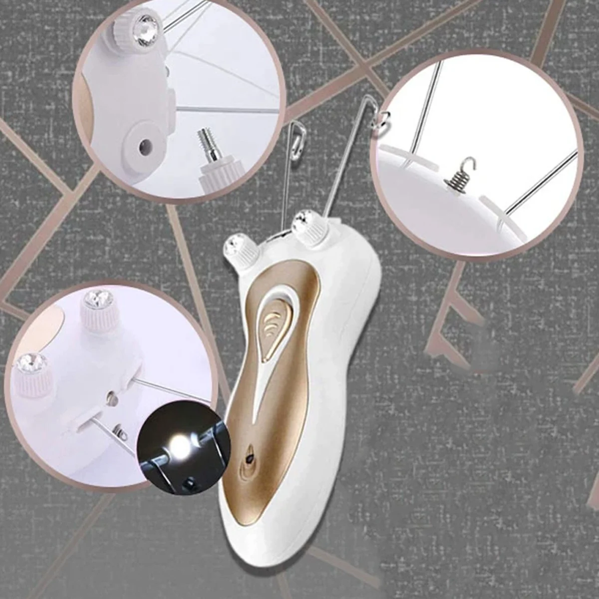 آلة إزالة شعر الوجه، آلة إزالة شعر التجميل والنساء الكهربائية للرجال، مزيل شعر الوجه والساق والرقبة