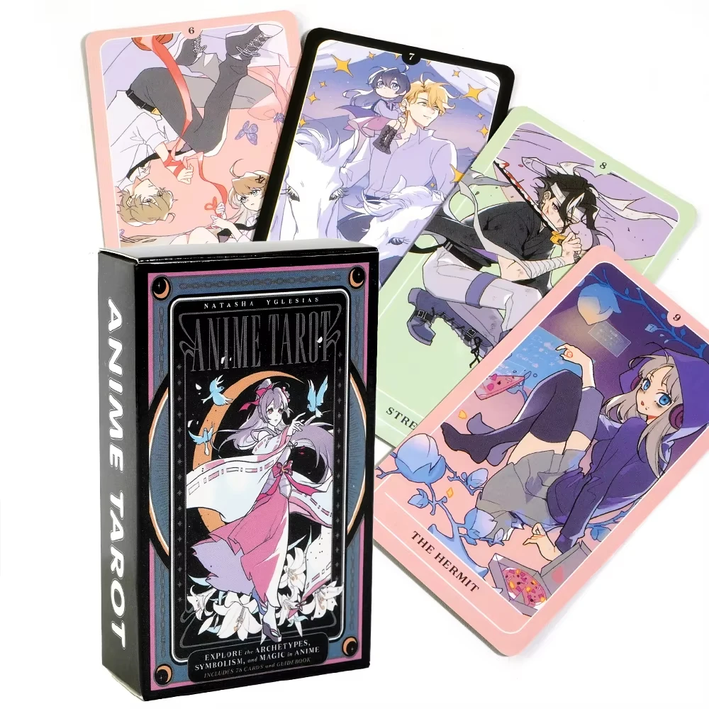 Baraja de Tarot de Anime de 10,3x6cm explora el simbolismo y la magia de los Archetypes en personajes de Anime modernos