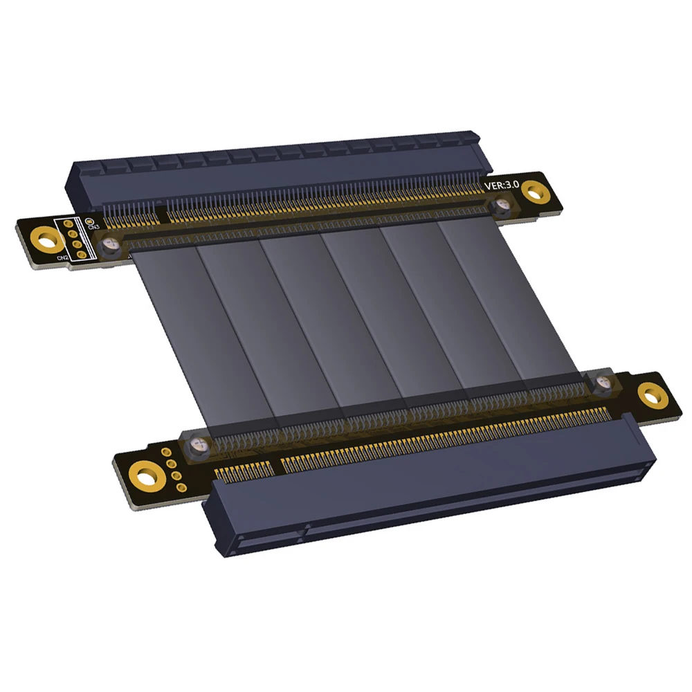 BTBcoin-Riser de Direction d'Ordinateur, Rallonge PCI-E 16X, PCI Express, Câble d'Extension PCIE 16X Femelle à 16X Femelle, Fentes, Flexible