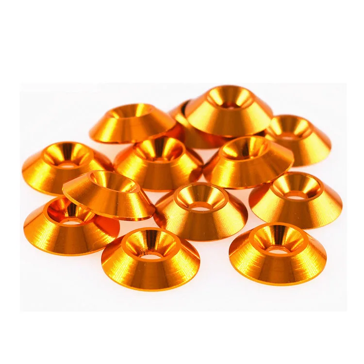 5/10/20Pcs Brass Countersunk Umbrella Head Conical Washer M2 M2.5 M3 M3.5 M4 M5 M6 Cone Flat Gasket DIY Parts