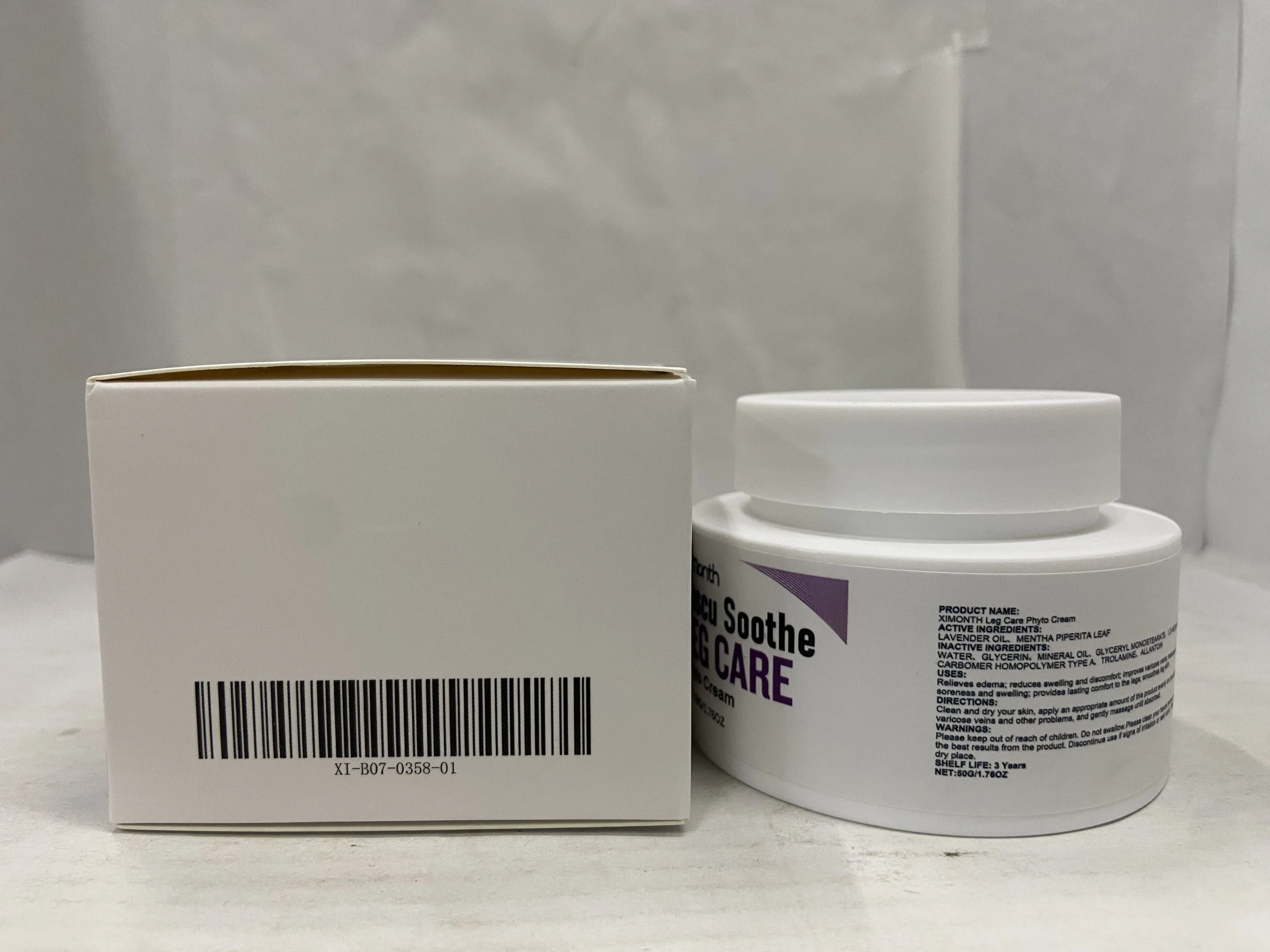 Ximonth Vascu Soothe Leg Care Phyto Cream - Relief for Heavy, Tired & Restless Legs - Improves Circulation & Comfort - 50g